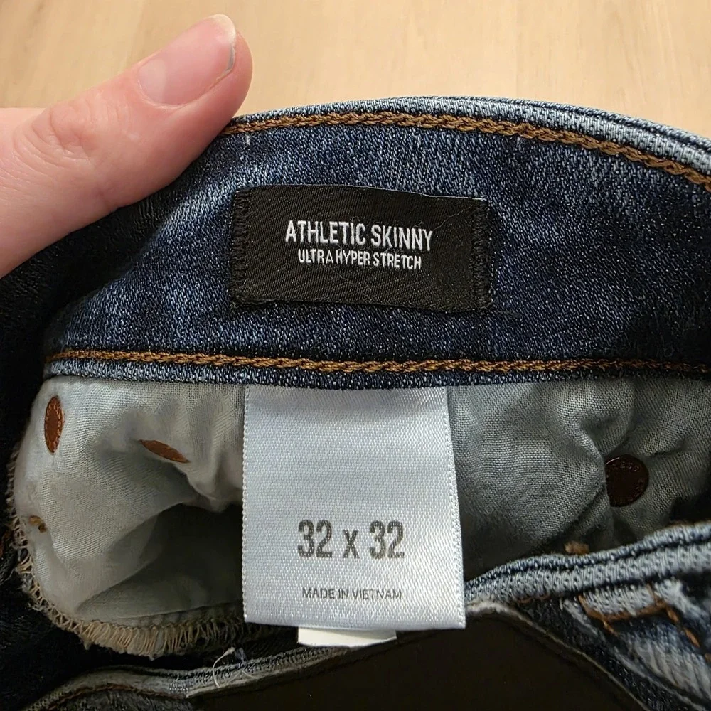 Express Medium Wash Athletic Skinny Ultra Hyper Stretch Casual Jeans Size 32×32